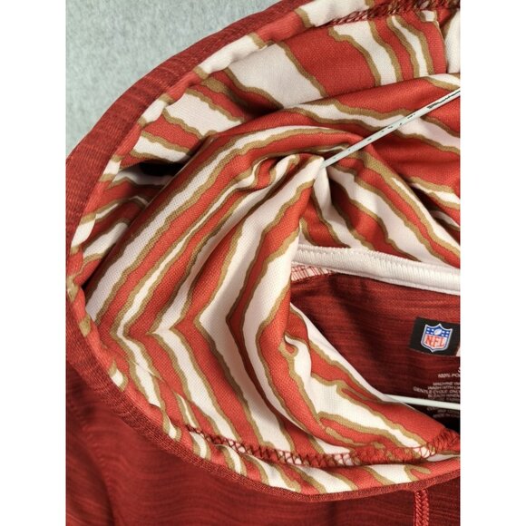NFL Team Apparel Hoodie Mens Small San Francisco SF 49ers Red Pullover Football - Picture 4 of 8